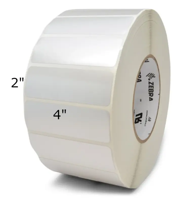 ROLLO ETIQUETAS POLIÉSTER ZEBRA Z-ULTIMATE 2X4